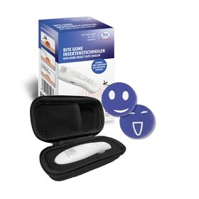 IEA Medical Insektenstichheiler USB-C & Mückenpflaster & Tasche - Mückenschutz für unterwegs