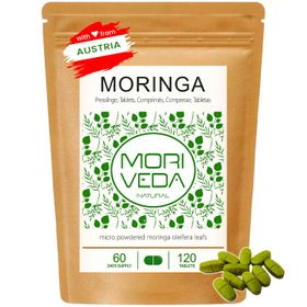 Moriveda Moringa Energy Tabletten – 1900 mg Moringa, Vitamine, Proteine & Aminosäuren