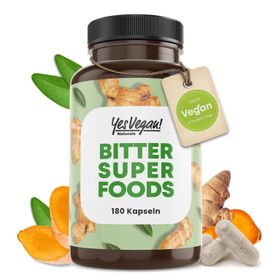 Bitterstoffe Kapseln 180 Bitterkräuter Kapseln aus 11 Kräuter Löwenzahn, Schafgabe, Ingwer, Kurkuma