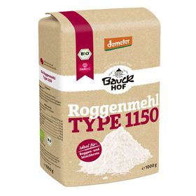 Bauck Mühle Roggenmehl Type 1150 demeter Bio