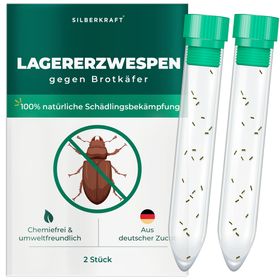 SILBERKRAFT Lagererzwespen gegen Brotkäfer