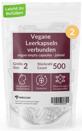 SHROOMY Leerkapseln Größe 2 verbunden