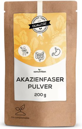 Sanutrition® - reines Akazienfaserpulver