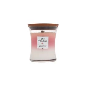 WoodWick Trilogy Blooming Orchard Duftkerze mit Docht