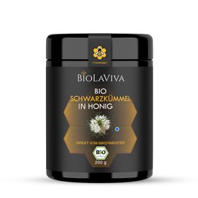 BIOLAVIVA BIO-Honig mit Schwarzkümmel