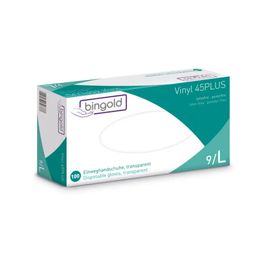 Bingold Vinyl 45PLUS Einmalhandschuhe Vinylhandschuhe
