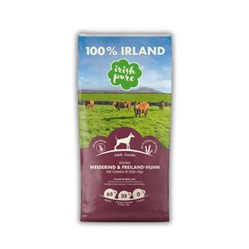 Irish Pure Hunde Adult Trockenfutter, Rind & Huhn mit Gemüse & Kelp-Alge