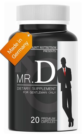 Saint Nutrition® Mr. D Kapseln - für den aktiven Mann