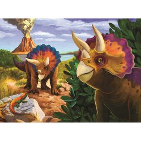 trefl Display Puzzle Dinosaurier Welt 20 Teile (24 Stück)