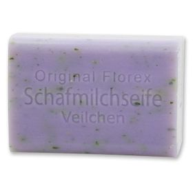 Florex - Schafmilchseife eckig Veilchen mit Kräuter