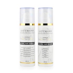 LUTTMANN® Natural Hair Pflegeset Shampoo + Balsam