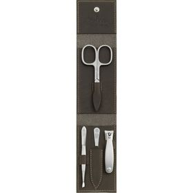 Niegeloh Solingen Etui Modell Havanna S  Tabak 4-tlg - Made in Solingen