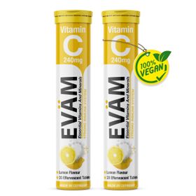 EVÄM Vitamin C Brausetabletten - 2er Pack