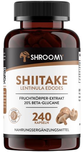 SHROOMY Shiitake Extrakt Kapseln