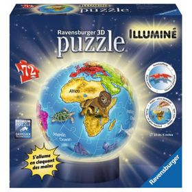 ravensburger Leuchtpuzzleball Globus 72 Teile