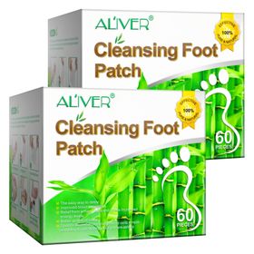 ALIVER Fußpflaster Detox mit Bambusessig und Ingwer Extrakt