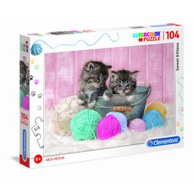 Clementoni 104 Pcs.Puzzle Sweet Kittens 27115X6