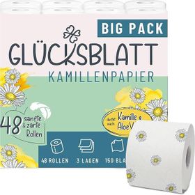 Glücksblatt Toilettenpapier Kamille