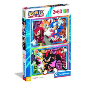 Sonic der Igel 2x Puzzle Clementoni