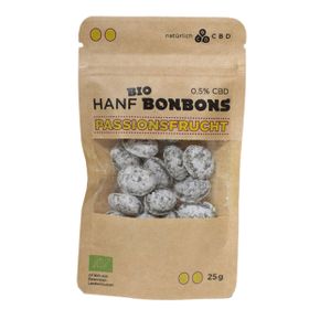 natürlich CBD BIO-Hanfbonbons Passionsfrucht