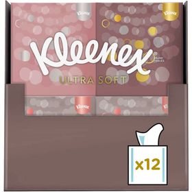 Kleenex Ultra Soft Kosmetiktücher-Box Taschentücher extra weich