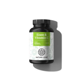 NATURE LOVE® Eisen & Vitamin C Tabletten