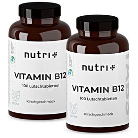 nutri+ Vitamin B12 Lutschtabletten Vegan - 200 Tabletten