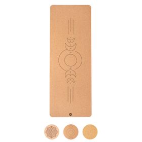 bodhi Yogamatte mit Korkbeschichtung, LUNA