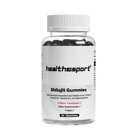 HEALTH & SPORT Shilajit Harz Gummies Erdbeere Vegan + Vitamine