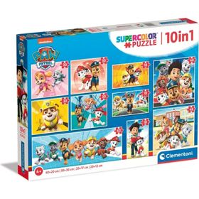 Clementoni Puzzles paw Patrol, 10in1