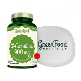 GreenFood Nutrition L-Carnitin + GRATIS KAPSELBEHÄLTER