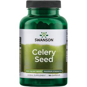 Swanson, Maximum Strength Celery Seed (Selleriesamen),Kapseln