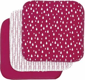 ImseVimse Waschlappen Bio-BW 10er-Set Sangria