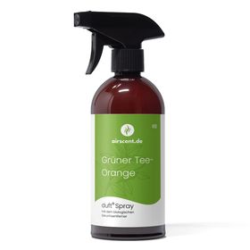 duft+ Spray - Grüner Tee-Orange mit biologischem Geruchsentferner