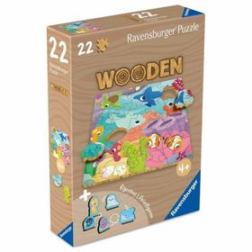 Wooden Puzzles Kids - Farbenspiel Der Meere (22 Teile)