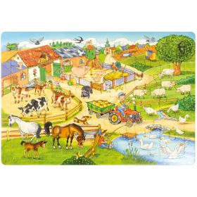 EDUPLAY Puzzle Bauernhof