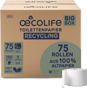 oecolife Toilettenpapier RECYCLING