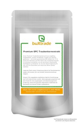 buXtrade Premium OPC Traubenkern Extrakt Pulver