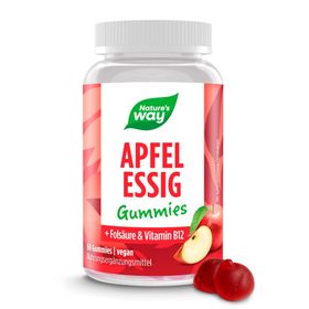 Apfelessig Gummies I 1000 mg Apfelessigpulver, Folsäure, Vitamin B12