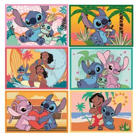 6 würfelbau-Puzzle disney stitch | Clementoni 40905 | 2+