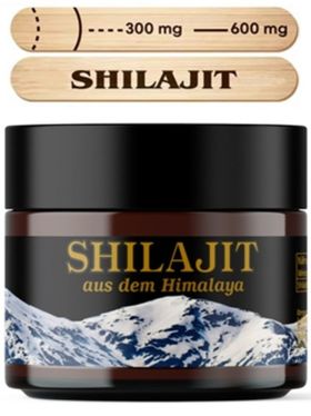 Shilajit Harz ⭐ 60g ⭐ Inklusive Löffel | Mumijo aus dem Himalaya | MyVitality+
