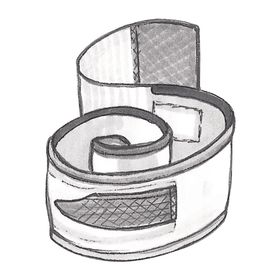 Kletthalteband für uroVision Beinbeutel