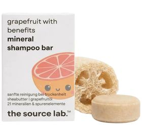 the source lab. - grapefruit with benefits | mineral-shampoo bar inklusive seifenkissen