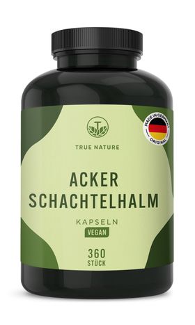 TRUE NATURE® Ackerschachtelhalm Kapseln - Vegan & Made in Germany