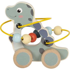 SMALL FOOT Schiebetier mit Motorikschleife Dino FSC 100%