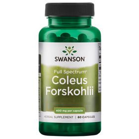 Swanson, Full Spectrum Coleus Forskohlii,glutenfreie Kapseln