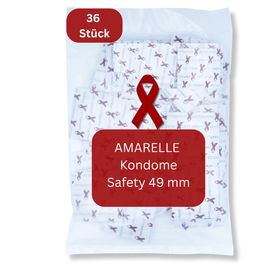 AMARELLE Safety Kondome 49 mm aus Naturlatex