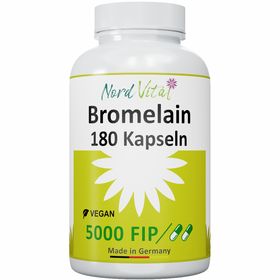 Nord Vital Bromelain - 5000 FIP - 1000 mg pro Tagesdosis – magensaftresistent - Vegan