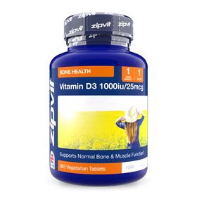 Zipvit Vitamin D3 High Strength 1000IE - für Immunsystem & Knochen