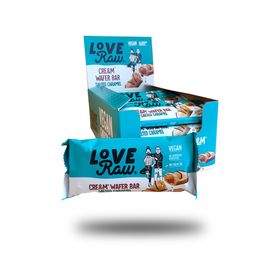 Love Raw - Cream Wafer Bar Salted Caramel 12 x